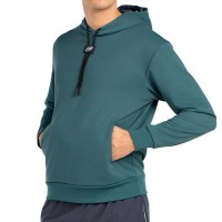 Sudadera Bullpadel Binee Verde Oscuro