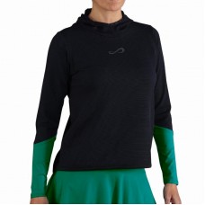 Sweat-shirt Endless Breath Line Noir petrole Sweat-shirt Endless Breath Line Noir petrole