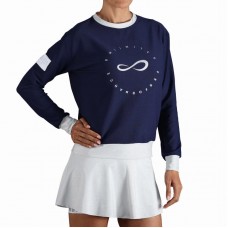 Felpa Endless Inner Tech blu navy argento