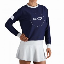 Endless Inner Tech Navy Blue Silver Sweatshirt