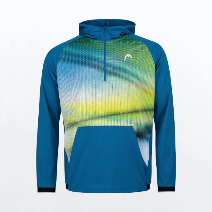 Head Power Blue Sweatshirt - Barata Oferta Outlet