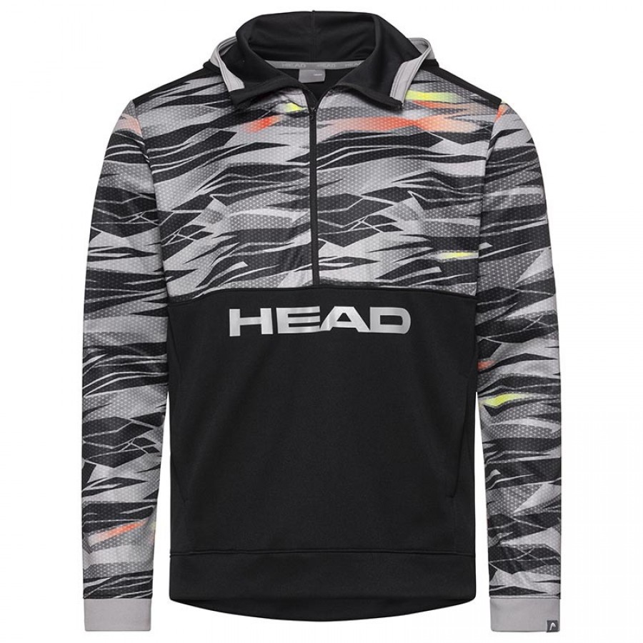 Head Slider Black Camo Sweatshirt - Barata Oferta Outlet
