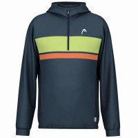 Head Topspin Felpa Blu Navy Lime