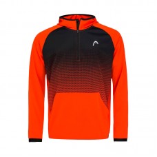 Sudadera Head TopSpin Mandarina Print Vision Junior Sudadera Head TopSpin Mandarina Print Vision Junior