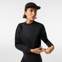 Sweatshirt Lacoste Sport Adjustable Black Women