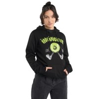 Sweat-shirt Femme Lok Invincible Noir