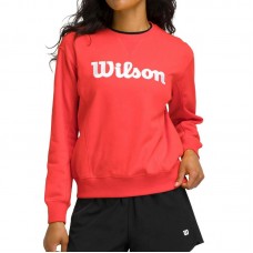 Sweat rouge féminin Wilson Team Crew