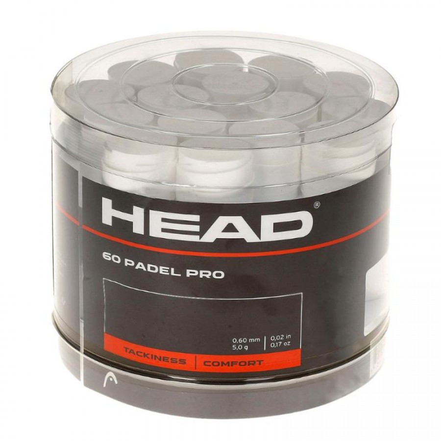 Tambor Head Padel Pro Blanco 60 Overgrips