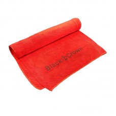 Asciugamano rosso corona nera Asciugamano rosso corona nera