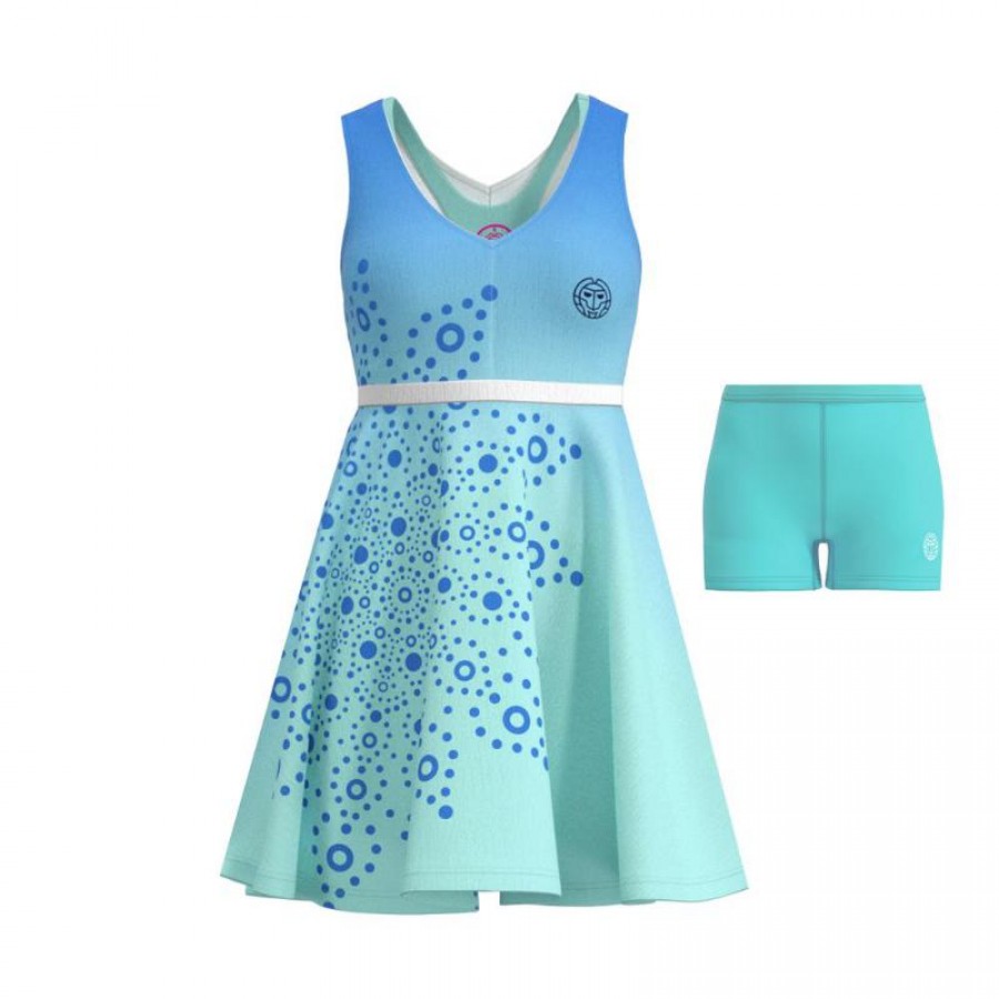 Badu Colortwist 2 In 1 Aqua Blue Bidi Dress