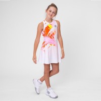 Badu Wild Arts White Mix Junior Bidi Dress