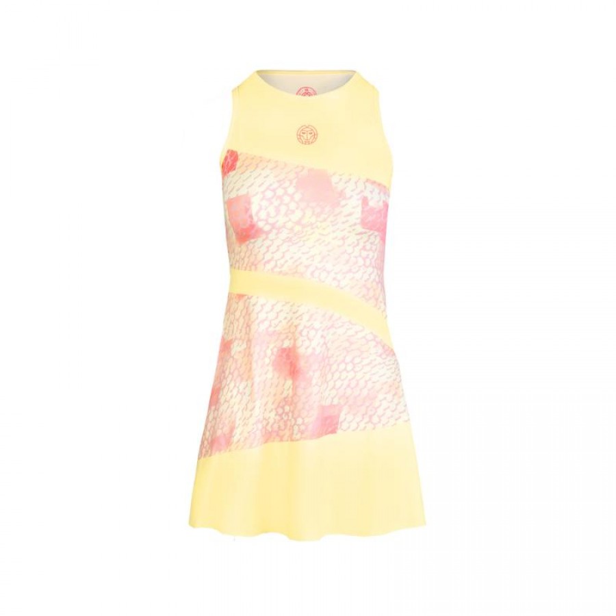 Vestido Bidi Badu Zahai Amarelo Rosa