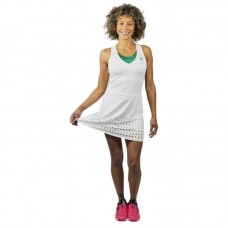 Vestido Cartri Menfis Blanco Verde Vestido Cartri Menfis Blanco Verde