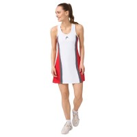 Vestido Head Club 25 Rojo Blanco