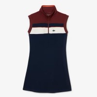 Lacoste Sport Abito Blu Marino Riciclato Borgogna