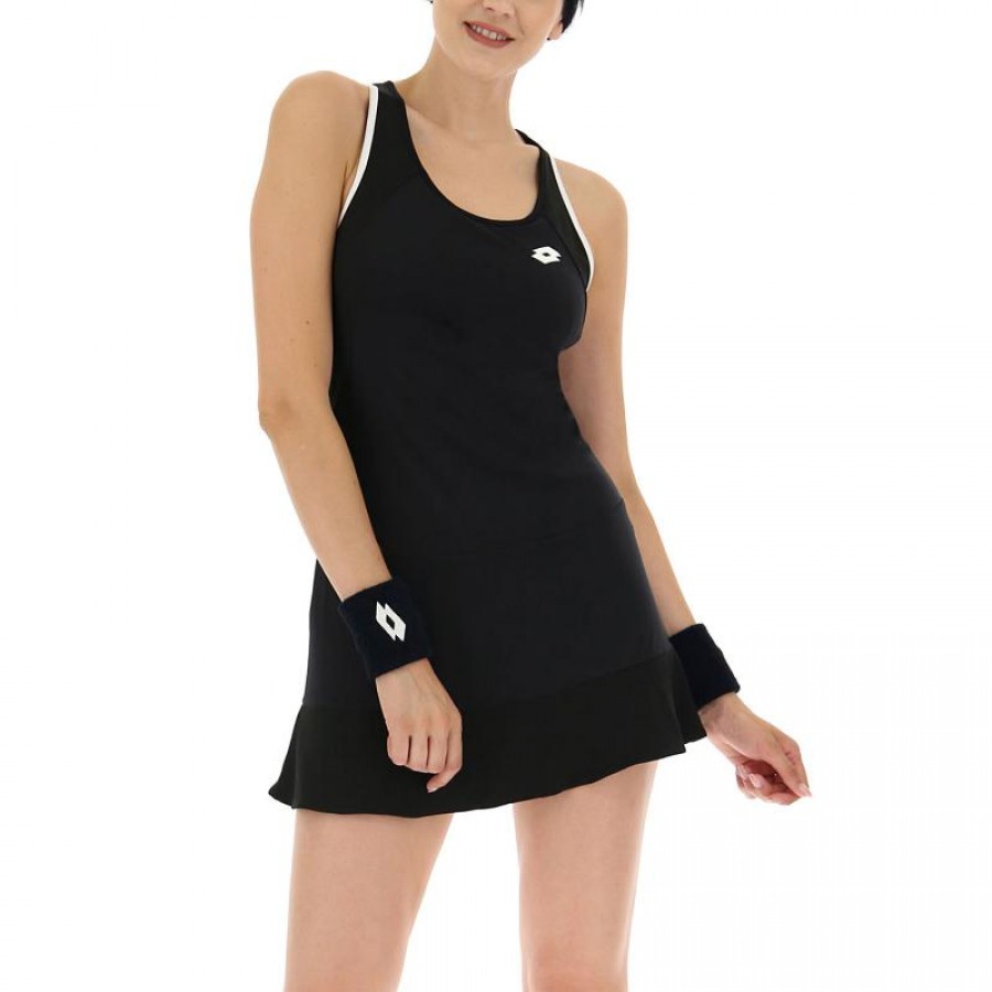 Vestido Lotto Squadra Negro Mujer