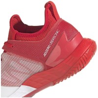 Zapatillas Adidas Adizero Ubersonic 4 Heat Rojo Vivo Blanco