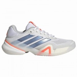 Zapatillas Adidas Barricade 14 Blanco Azul Naranja Mujer