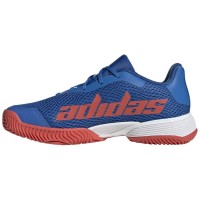 Zapatillas Adidas Barricade Azul Royal Rojo Junior