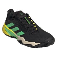 Adidas Barricade Clay Sneakers Blanc Vert Jaune