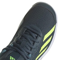 Adidas Courtflash Green Artic White Fluor Junior Baskets