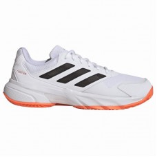 Adidas CourtJam Control 3 Clay White Orange Black Sneakers