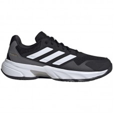 Adidas CourtJam Control Clay Black White Grey Shoes