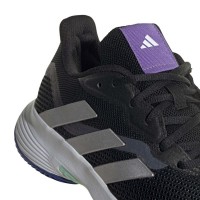 Adidas CourtJam Control Sneakers Donna Nucleo Argento Nero