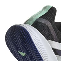 Adidas CourtJam Control Black Nucleo Silver Baskets pour femmes