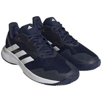 Adidas CourtJam Control Team Baskets Bleu Marine Blanc