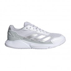 Tênis femininos Adidas Courtquick Padel Branco Cinza