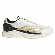 Zapatillas de Padel Adidas Courtquick Padel Blanco Oro Negro