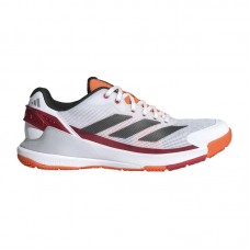 Adidas Crazyquick LS Padel Blanc, rouge orange