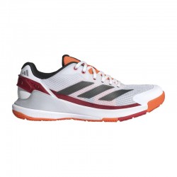 Adidas Crazyquick LS Padel Blanc, rouge orange