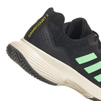 Zapatillas Adidas Game Court Negro Verde