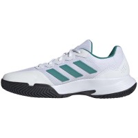 Adidas GameCourt 2 Blanc Vert Noir Baskets