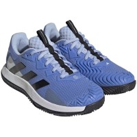 Adidas SoleMatch Control Baskets Bleu Noir