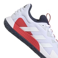 Adidas SoleMatch Control Sneakers Branco Vermelho