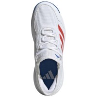 Adidas Ubersonic 4 White Junior Red Sneakers