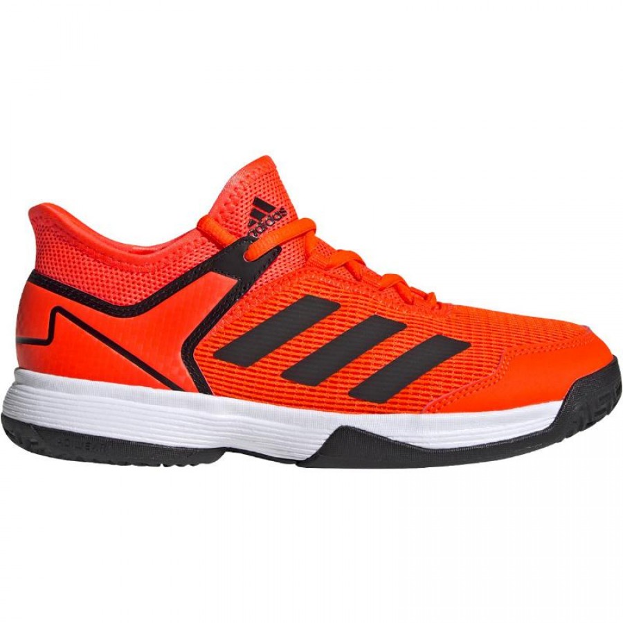 Chaussures Adidas Ubersonic 4K Rouge Solaire Noir Blanc Junior