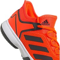 Chaussures Adidas Ubersonic 4K Rouge Solaire Noir Blanc Junior