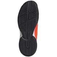 Zapatillas Adidas Ubersonic 4K Rojo Solar Plata Junior