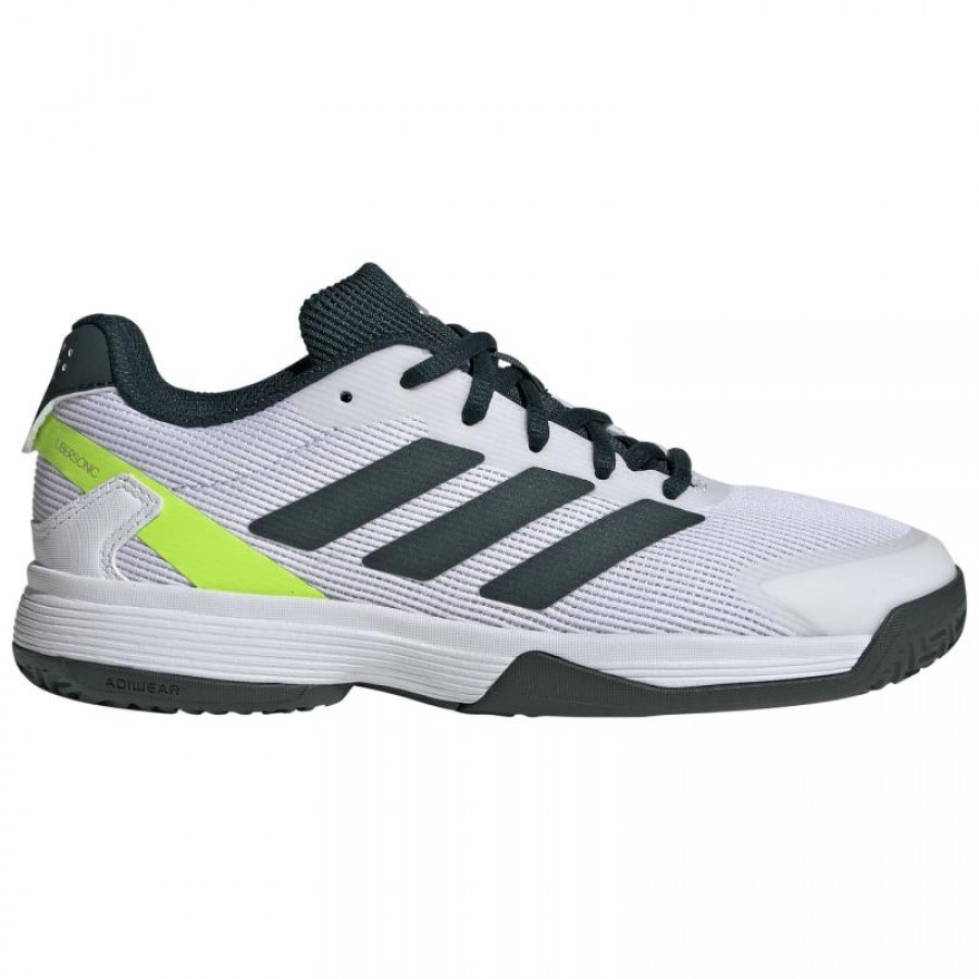 Tênis Adidas Ubersonic Green Silver Lucid Lemon Junior