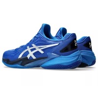 Sneakers Asics Court FF 3 Novak Blu Argilla Nero Argento