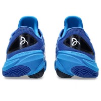 Sneakers Asics Court FF 3 Novak Blu Argilla Nero Argento