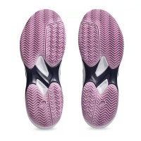 Sneakers Asics Game FF Clay Blu Indaco Bianco Donna