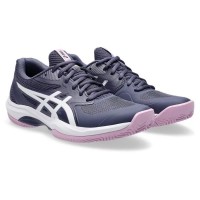 Sneakers Asics Game FF Clay Blu Indaco Bianco Donna