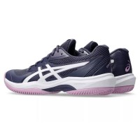 Sneakers Asics Game FF Clay Blu Indaco Bianco Donna