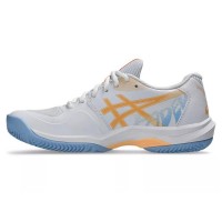 Asics Game FF Padel White Orange Women''s Sneakers