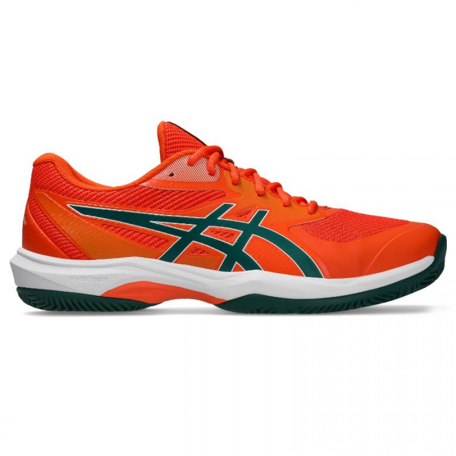 Zapatillas Asics Game FF Padel Naranja Verde